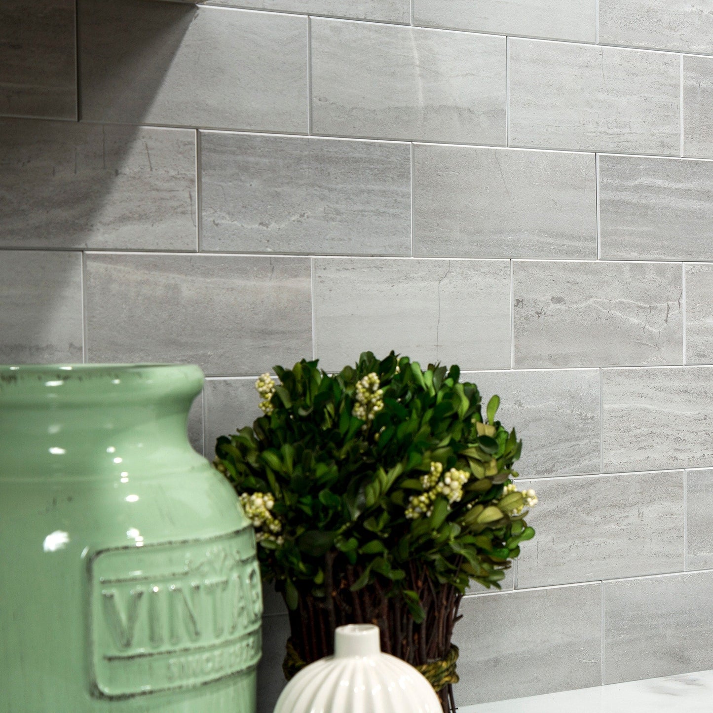 Carreaux muraux autocollants Aspect Collage