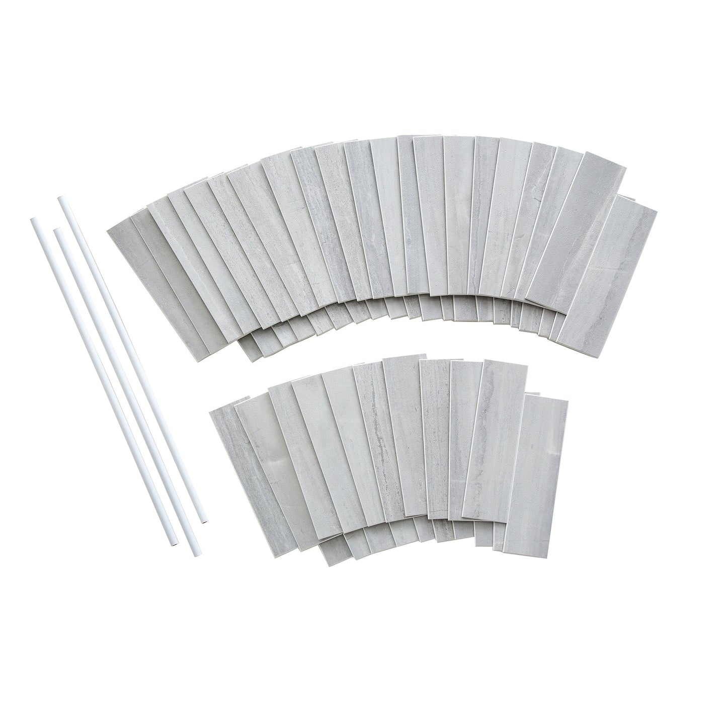 Carreaux muraux autocollants Aspect Collage