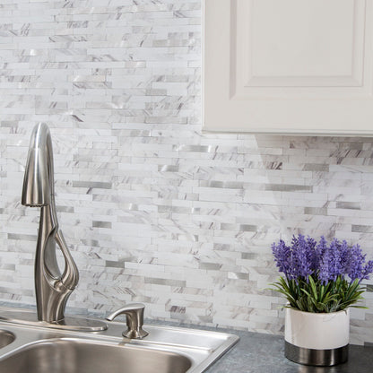 Carreaux muraux autocollants Aspect Collage