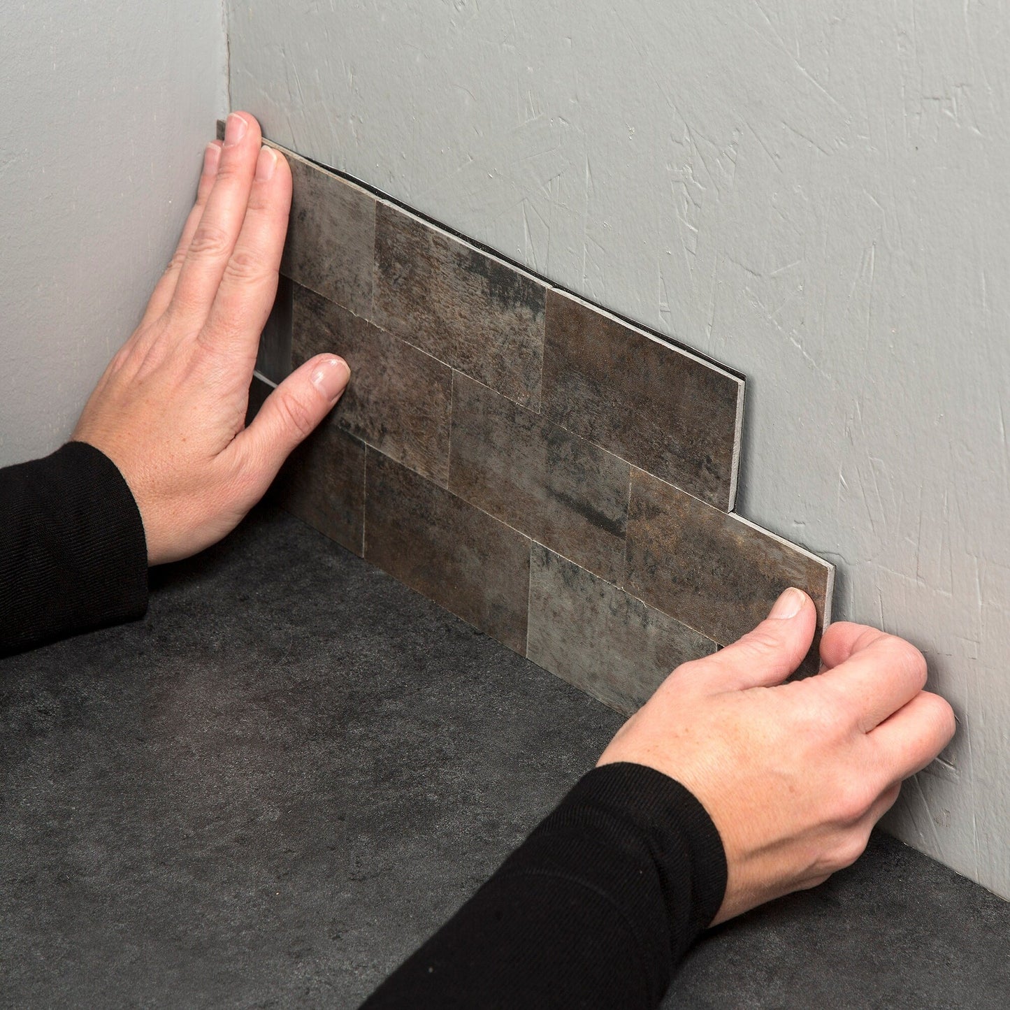 Carreaux muraux autocollants Aspect Collage