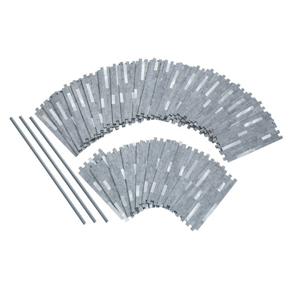 Carreaux muraux autocollants Aspect Collage