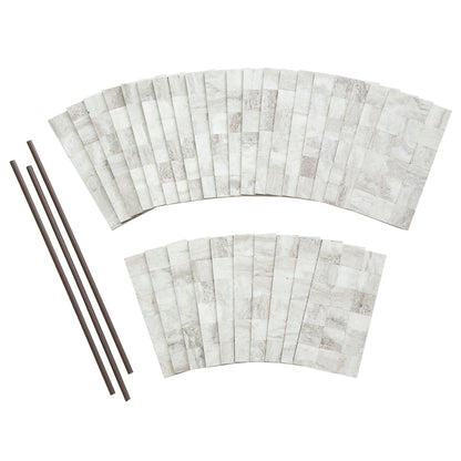 Carreaux muraux autocollants Aspect Collage