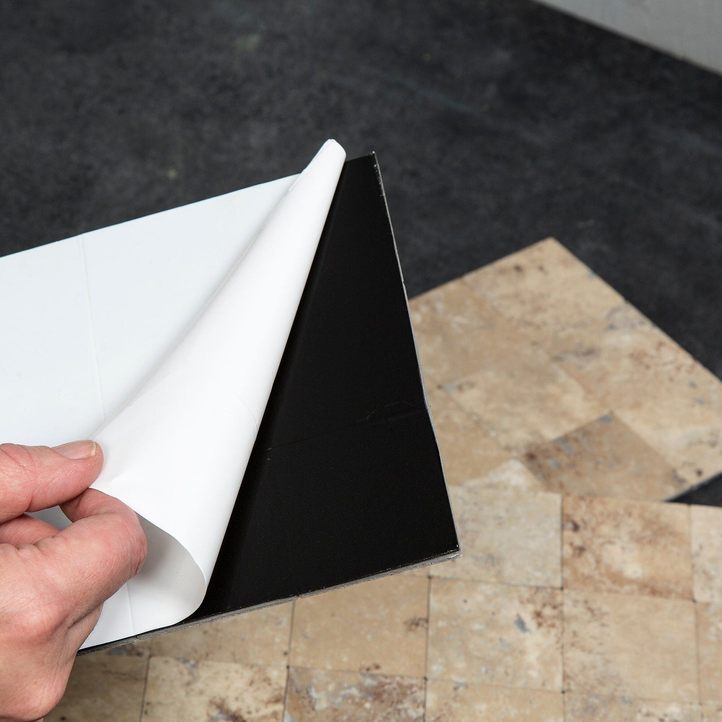 Carreaux muraux autocollants Aspect Collage