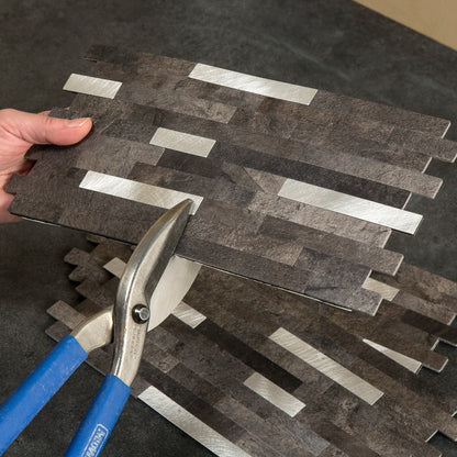 Carreaux muraux autocollants Aspect Collage