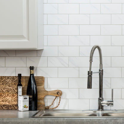 Carreaux muraux autocollants Aspect Collage