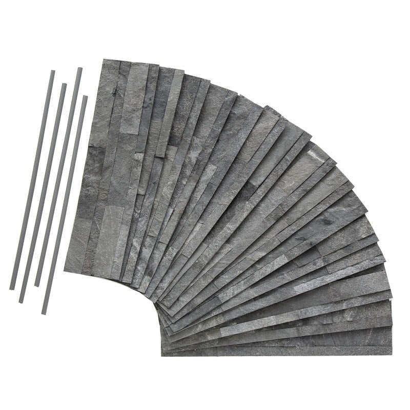 Carrelage de crédence de cuisine en pierre adhésive Aspect, à décoller et à coller