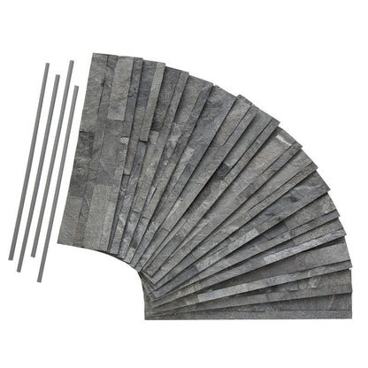 Carrelage de crédence de cuisine en pierre adhésive Aspect, à décoller et à coller