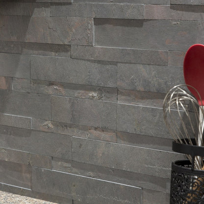 Carrelage de crédence de cuisine en pierre adhésive Aspect, à décoller et à coller