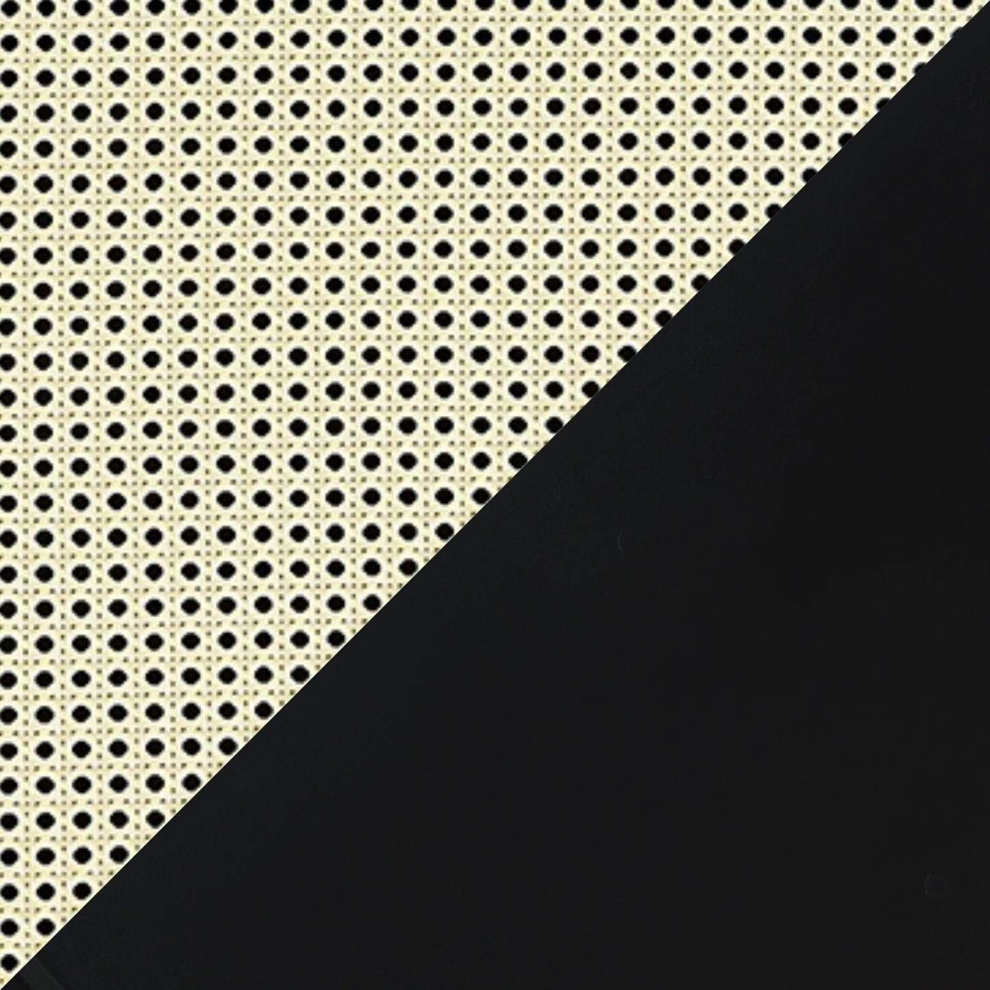 Bibliothèque moderne Sheridan de Manhattan Comfort avec étagères réglables - Noir|Bibliothèque moderne Sheridan de Manhattan Comfort avec cannage et tablettes réglables - noire