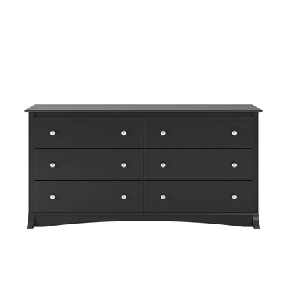 Commode Jade 6 tiroirs - Noir|Commode Jade à 6 tiroirs - noire