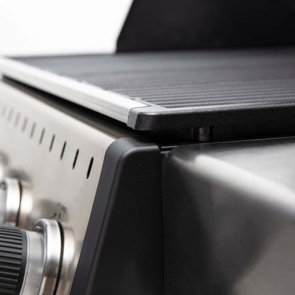 Gril à gaz naturel BaronMC 440 PRO noir de Broil King avec brûleur latéral - 875227