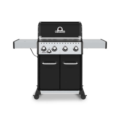 Gril à gaz naturel BaronMC 440 PRO noir de Broil King avec brûleur latéral - 875227