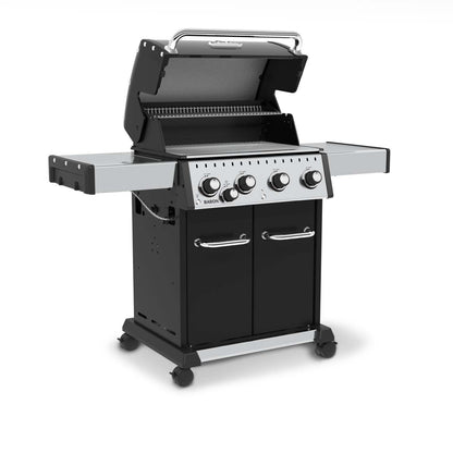 Gril à gaz naturel BaronMC 440 PRO noir de Broil King avec brûleur latéral - 875227