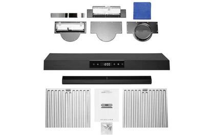 Hauslane 36 Under Cabinet Range Hood - UC-PS18BLK-36|Hotte de cuisinière sous l'armoire Hauslane de 36 po - UC-PS18BLK-36