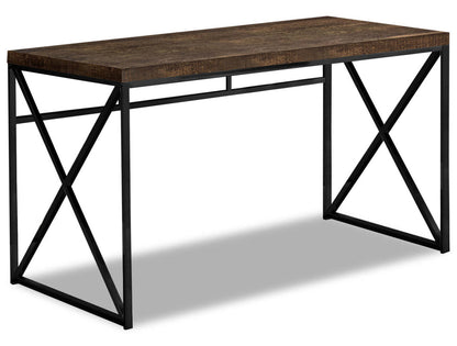 Bureau Brady 47,25 aspect bois récupéré - Marron|Bureau Brady de 47,25 po d'apparence bois recyclé - brun