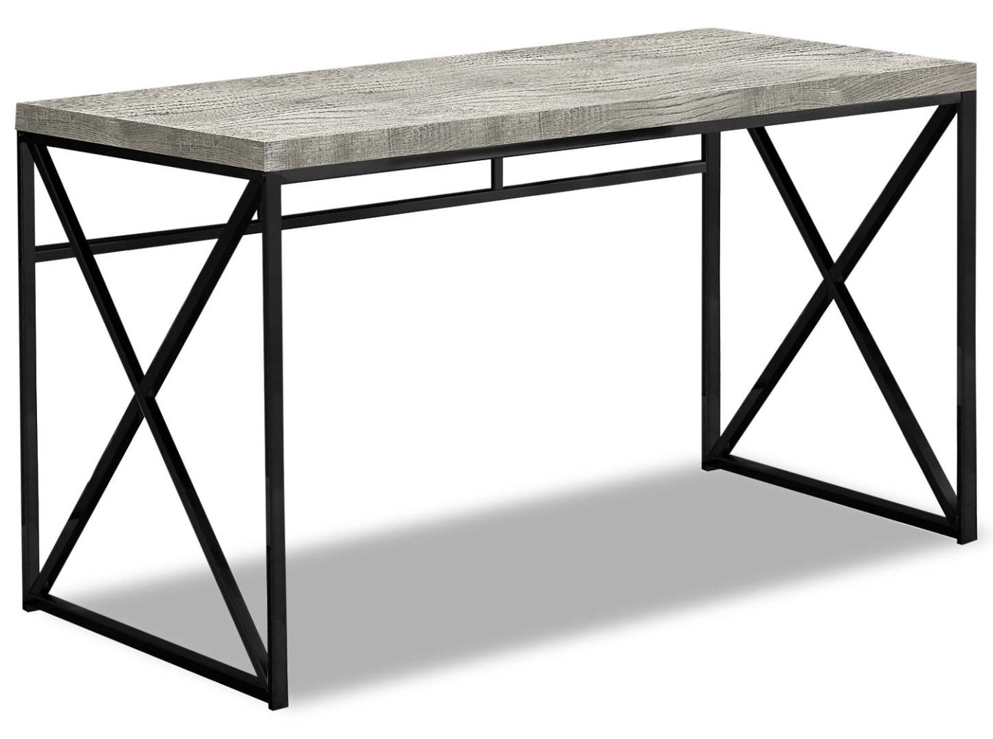 Bureau Brady 47,25 aspect bois récupéré - Gris|Bureau Brady de 47,25 po d'apparence bois recyclé - gris