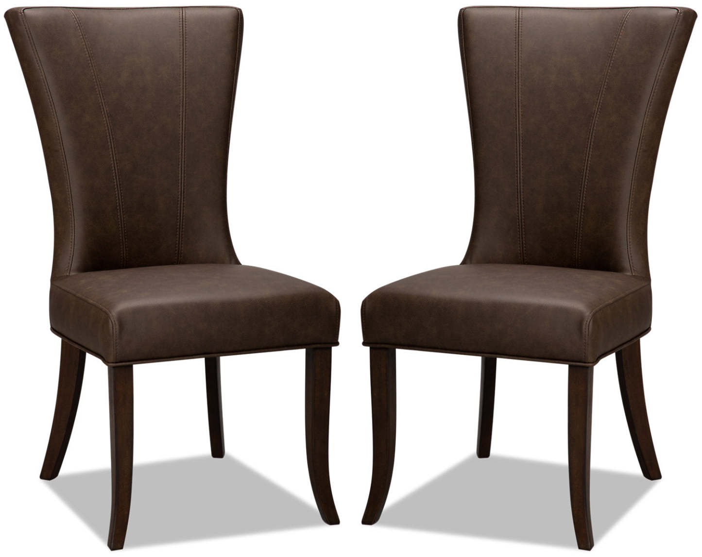 Bree Dining Chair, Set of 2 – Brown|Chaise de salle à manger Bree, ensemble de 2 – brune|BREECDSP