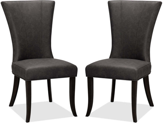 Bree Dining Chair, Set of 2 – Grey|Chaise de salle à manger Bree, ensemble de 2 – grise|BREEGDSP