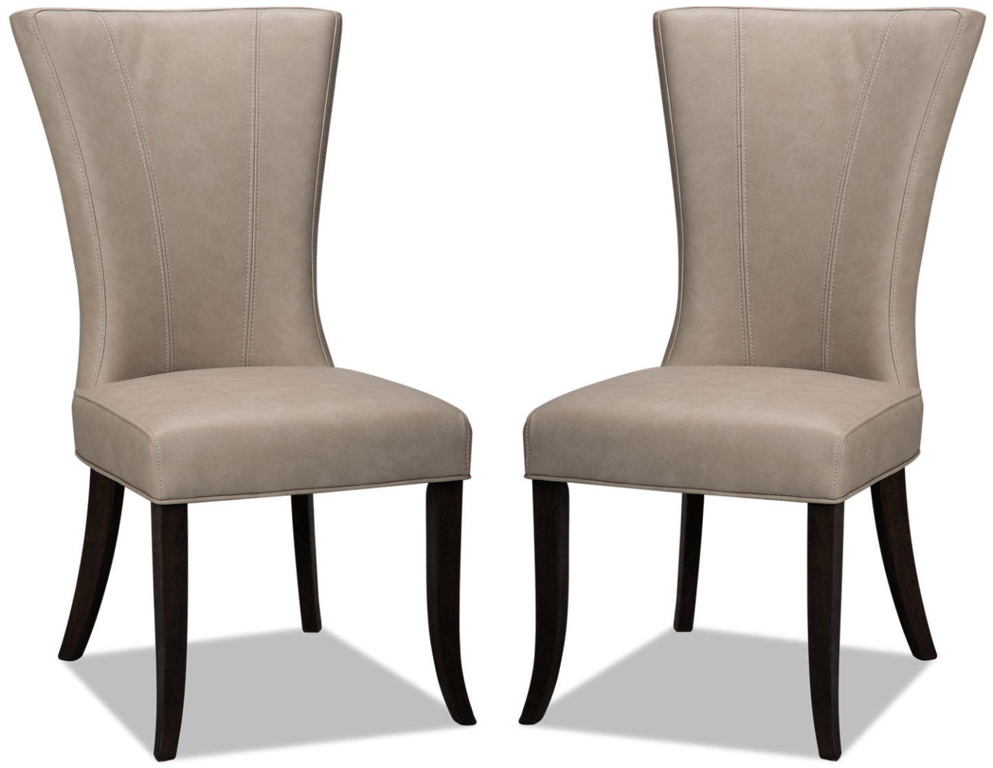 Bree Dining Chair, Set of 2 – Taupe|Chaise de salle à manger Bree, ensemble de 2 – taupe|BREETDSP