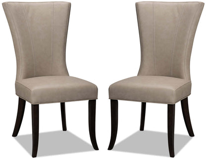 Bree Dining Chair, Set of 2 – Taupe|Chaise de salle à manger Bree, ensemble de 2 – taupe|BREETDSP