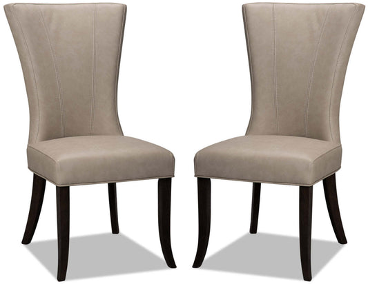 Bree Dining Chair, Set of 2 – Taupe|Chaise de salle à manger Bree, ensemble de 2 – taupe|BREETDSP