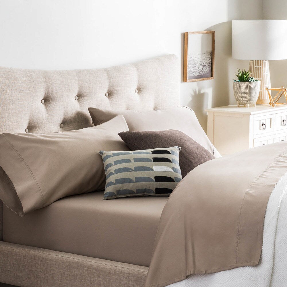 Ensemble de draps en mélange de coton BROOKSIDE