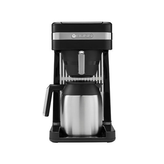 Cafetière BUNN Speed ​​Brew CSB3T 10 tasses, noire et argentée