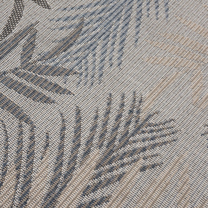 Tapis d'intérieur/extérieur à motif de feuilles de palmier des Bahamas