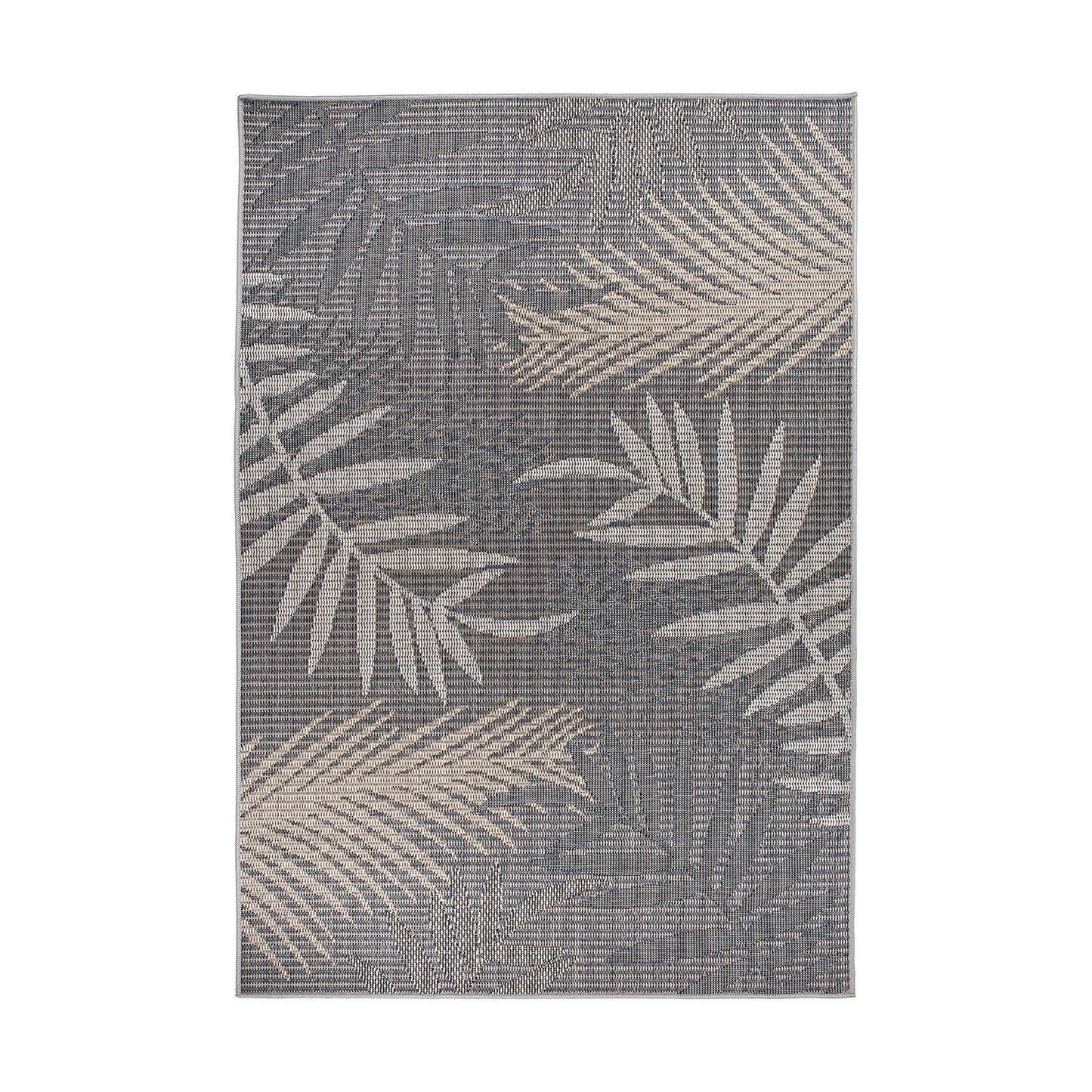 Tapis d'intérieur/extérieur à motif de feuilles de palmier des Bahamas