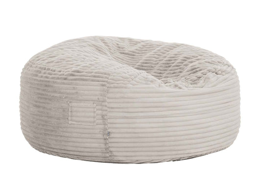 Sealy Bala Corduroy High Density Foam Bean Bag Chair - Taupe|Fauteuil poire Bala de Sealy en velours tricoté avec mousse à haute densité - taupe