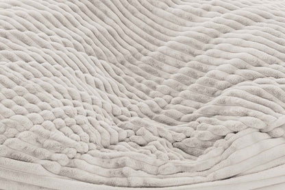 Sealy Bala Corduroy High Density Foam Bean Bag Chair - Taupe|Fauteuil poire Bala de Sealy en velours tricoté avec mousse à haute densité - taupe