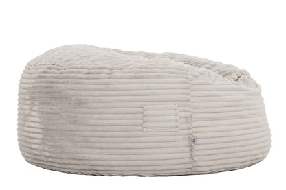 Sealy Bala Corduroy High Density Foam Bean Bag Chair - Taupe|Fauteuil poire Bala de Sealy en velours tricoté avec mousse à haute densité - taupe