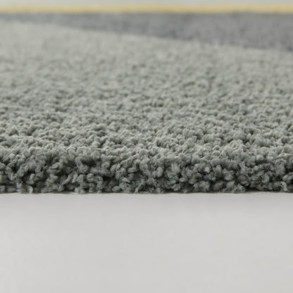 Tapis à poils longs moderne Balta Jordan, color block