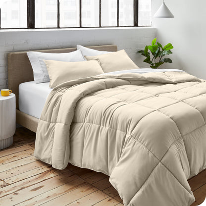 Ensemble de couette hypoallergénique Bare Home en duvet synthétique