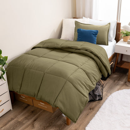 Ensemble de couette hypoallergénique Bare Home en duvet synthétique