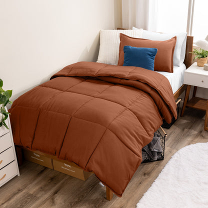 Ensemble de couette hypoallergénique Bare Home en duvet synthétique