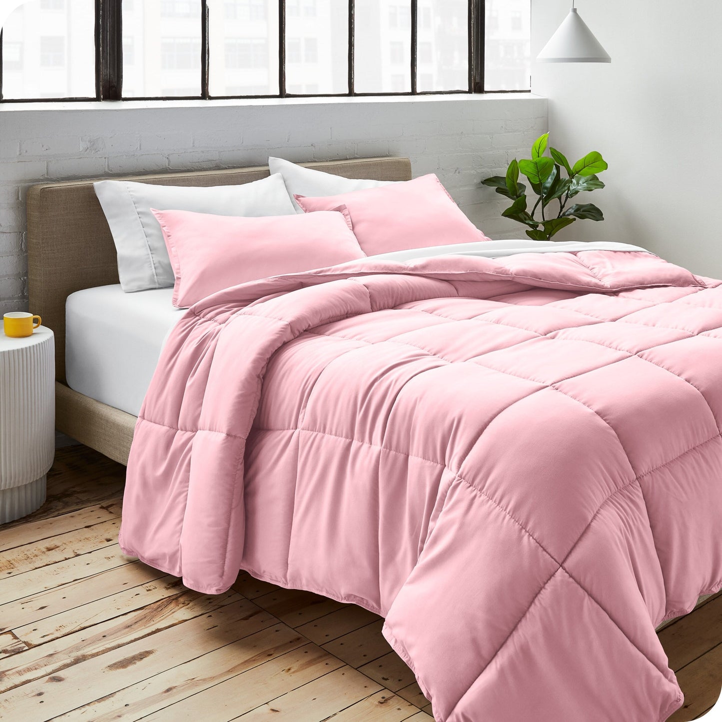 Ensemble de couette hypoallergénique Bare Home en duvet synthétique