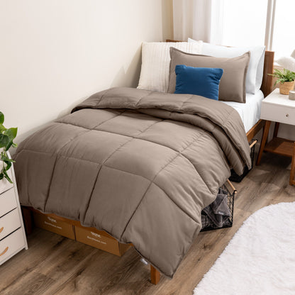 Ensemble de couette hypoallergénique Bare Home en duvet synthétique