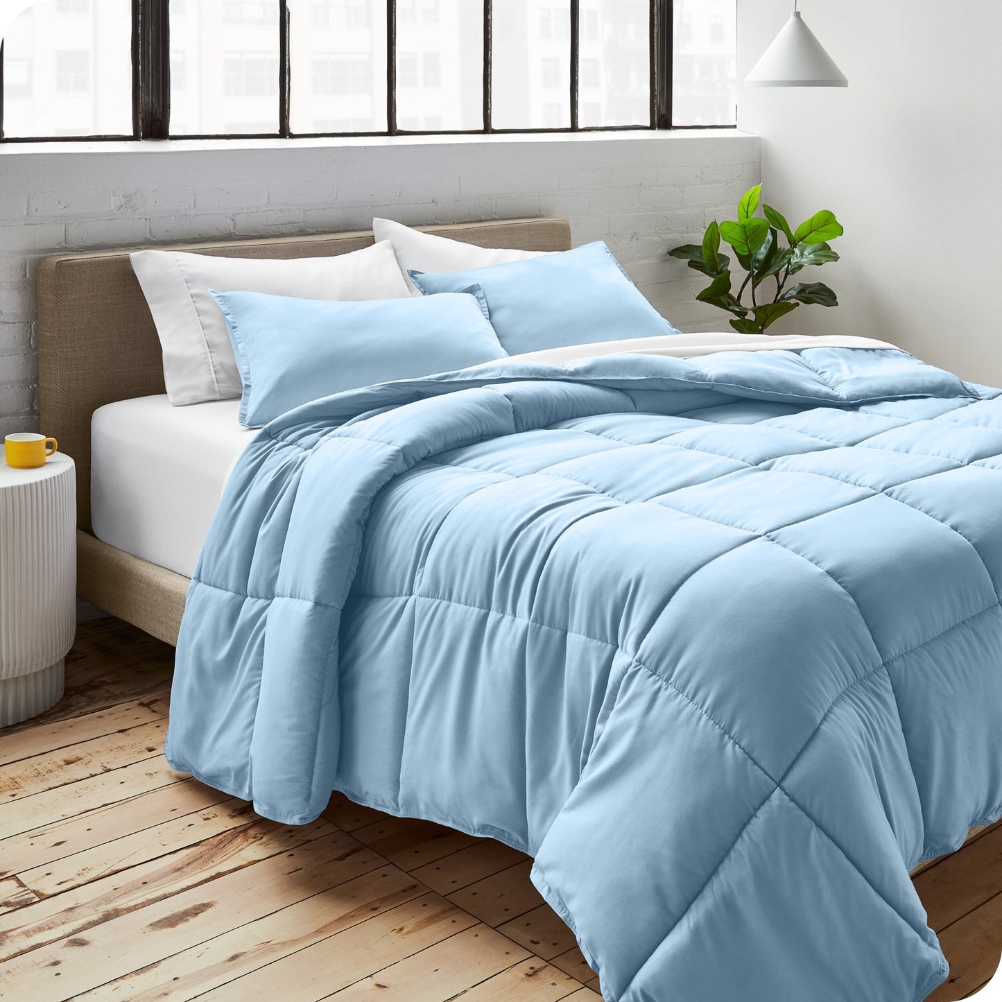 Ensemble de couette hypoallergénique Bare Home en duvet synthétique