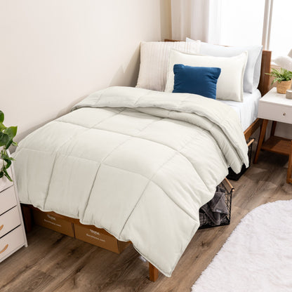 Ensemble de couette hypoallergénique Bare Home en duvet synthétique