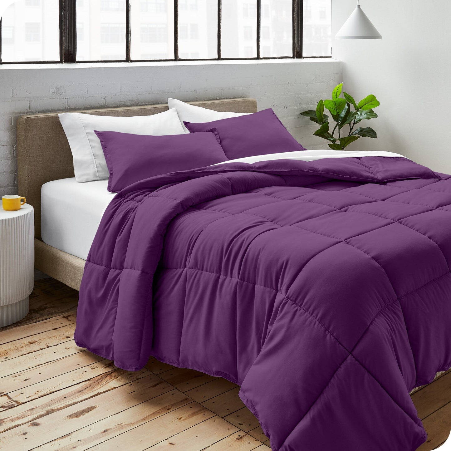Ensemble de couette hypoallergénique Bare Home en duvet synthétique
