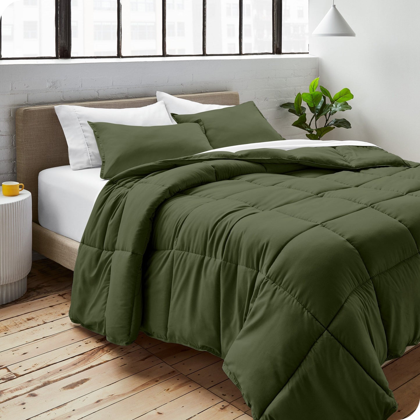 Ensemble de couette hypoallergénique Bare Home en duvet synthétique