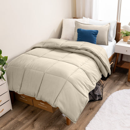Ensemble de couette hypoallergénique Bare Home en duvet synthétique