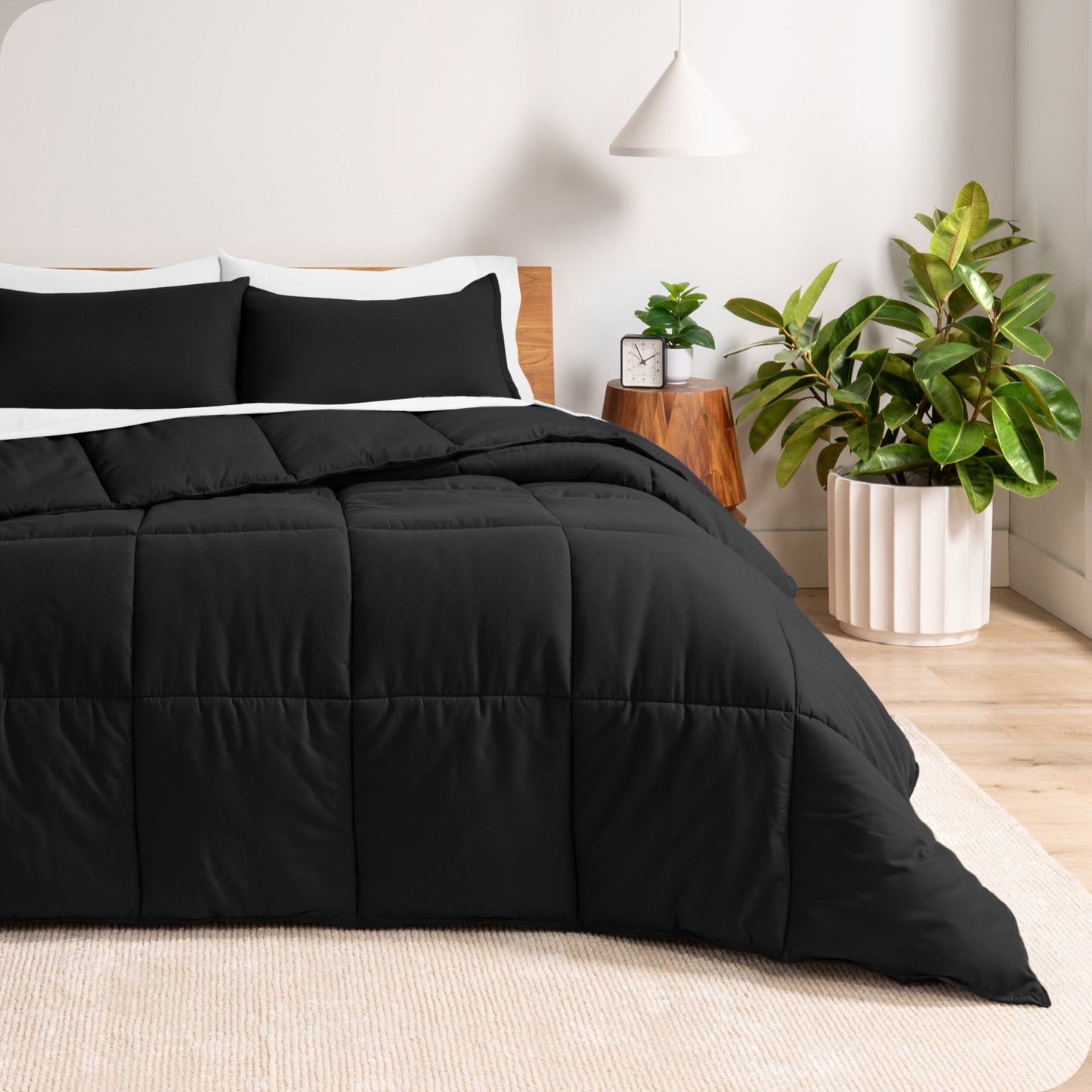 Ensemble de couette hypoallergénique Bare Home en duvet synthétique