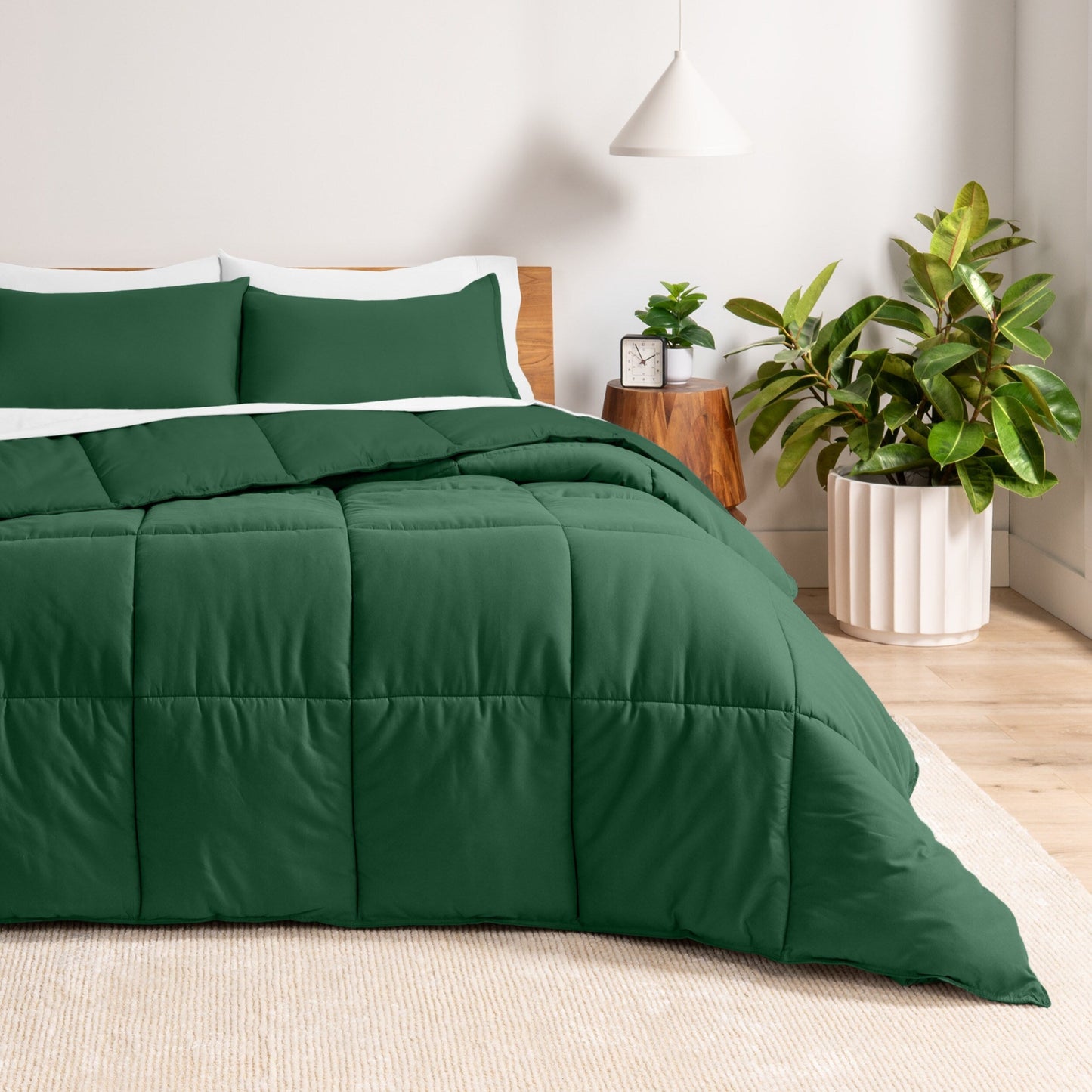 Ensemble de couette hypoallergénique Bare Home en duvet synthétique