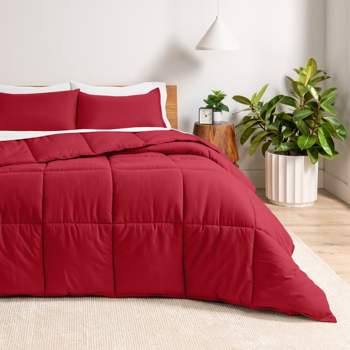 Ensemble de couette hypoallergénique Bare Home en duvet synthétique