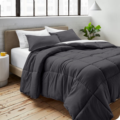 Ensemble de couette hypoallergénique Bare Home en duvet synthétique
