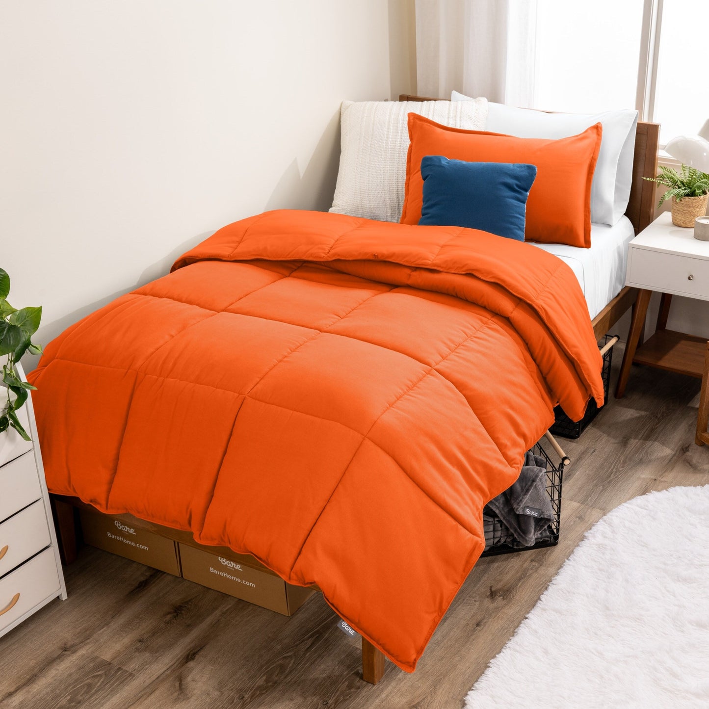 Ensemble de couette hypoallergénique Bare Home en duvet synthétique
