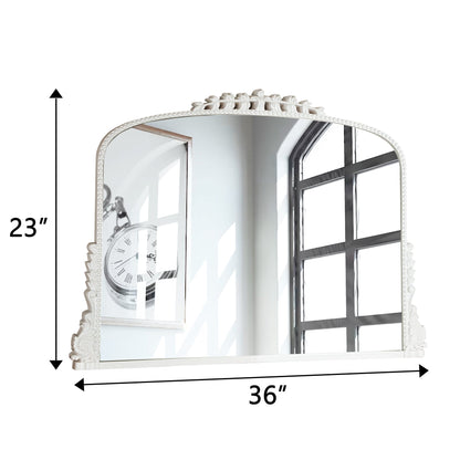 Miroir mural arqué style baroque - 36×23