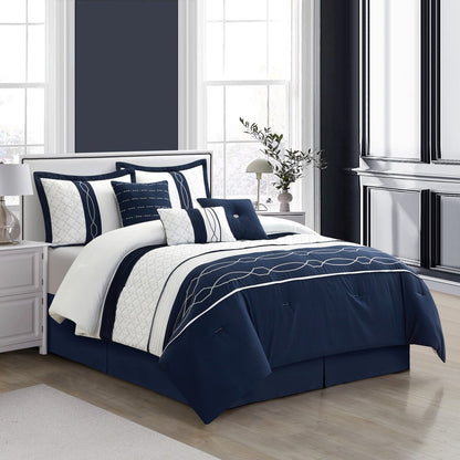 Ensemble de couette géométrique moderne 7 pièces Bellerose